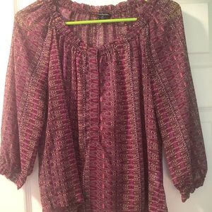 American Eagle Patterned Blouse